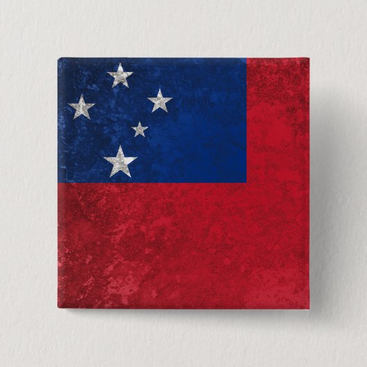 Badge Carré 5 Cm Samoa (Devant)