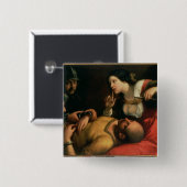 Badge Carré 5 Cm Samson et Delilah (Devant & derrière)