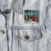 Badge Carré 5 Cm Samson et Delilah (En situation)