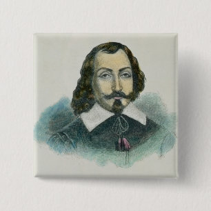 Badge Carré 5 Cm Samuel de Champlain