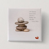 Badge Carré 5 Cm Samurai (Devant)