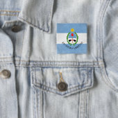 Badge Carré 5 Cm San Juan (En situation)