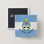 Badge Carré 5 Cm San Juan (Devant & derrière)
