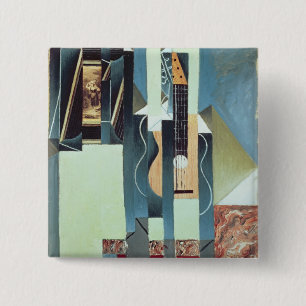 Badge Carré 5 Cm Sans titre (huile sur la toile)