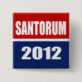 BADGE CARRÉ 5 CM SANTORUM 2012 (Devant)