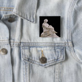 Badge Carré 5 Cm Sappho, 1852 (En situation)