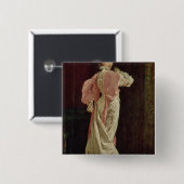 Badge Carré 5 Cm Sarah Bernhardt (Devant & derrière)