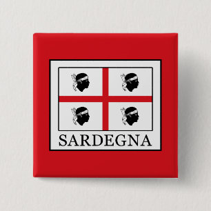 Badge Carré 5 Cm Sardegna