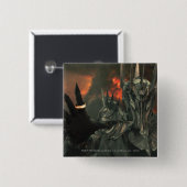 Badge Carré 5 Cm Sauron à la main (Devant & derrière)