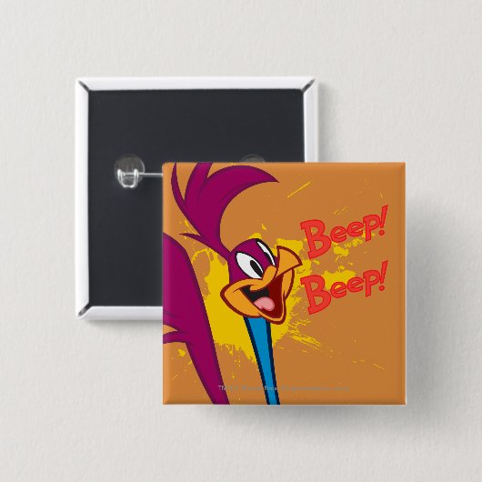 Badge Carré 5 Cm Saut ROAD RUNNER™ (Devant & derrière)