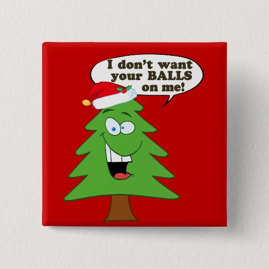 Badge Carré 5 Cm Sauvez les arbres (Devant)