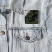 Badge Carré 5 Cm Scandinavie du Sud (En situation)