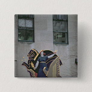 Badge Carré 5 Cm Scène allégorique