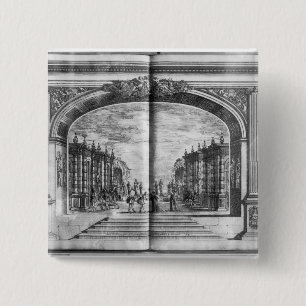 Badge Carré 5 Cm Scène 'des oracles du berger