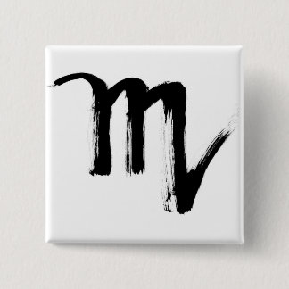 Badge Carré 5 Cm Scorpion