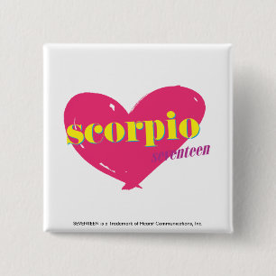 Badge Carré 5 Cm Scorpion