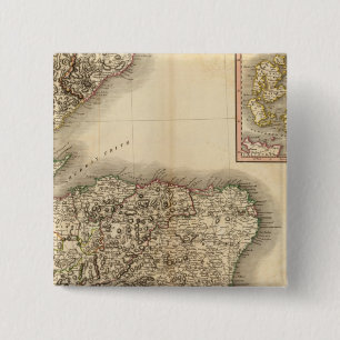 Badge Carré 5 Cm Scotland NE