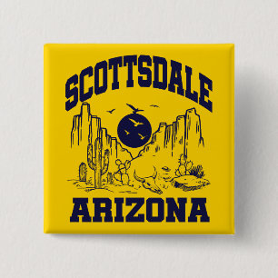Badge Carré 5 Cm Scottsdale, Arizona