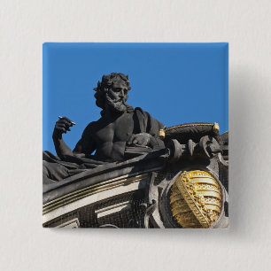 Badge Carré 5 Cm Sculptures de l'Académie royale des arts de Dresde