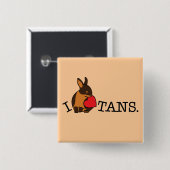 BADGE CARRÉ 5 CM SE BRONZE ! (Devant & derrière)