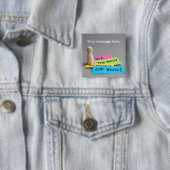Badge Carré 5 Cm Se tu mejor versión (En situation)