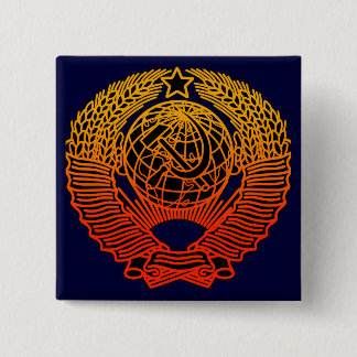 Badge Carré 5 Cm Seal(CCCP)