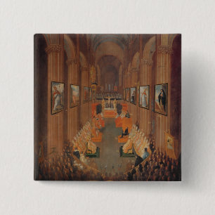 Badge Carré 5 Cm Séance publique du Conseil de Trent