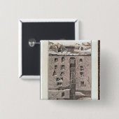 Badge Carré 5 Cm Section transversale d'une mine (Devant & derrière)