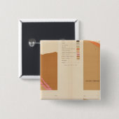 Badge Carré 5 Cm Sections de croix verticales du Lode, arbre Utah (Devant & derrière)