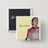 Badge Carré 5 Cm Séjour chic (Devant & derrière)