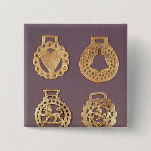 Badge Carré 5 Cm Sélection des laitons de cheval