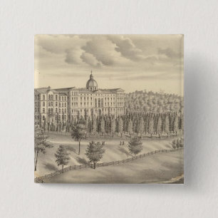 Badge Carré 5 Cm Séminaire de Saint François de Vente, Milwaukee Co