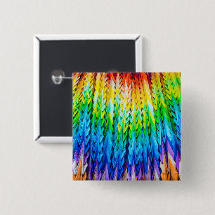 Badge Carré 5 Cm Senbazuru ou mille grues origami
