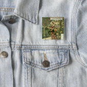 Badge Carré 5 Cm Septembre (En situation)