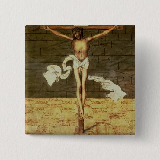 Badge Carré 5 Cm Sermon de Martin Luther (Devant)