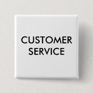 BADGE CARRÉ 5 CM SERVICE CLIENT