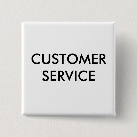BADGE CARRÉ 5 CM SERVICE CLIENT (Devant)