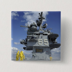 Badge Carré 5 Cm Service de l'air Les navigateurs testent le systèm