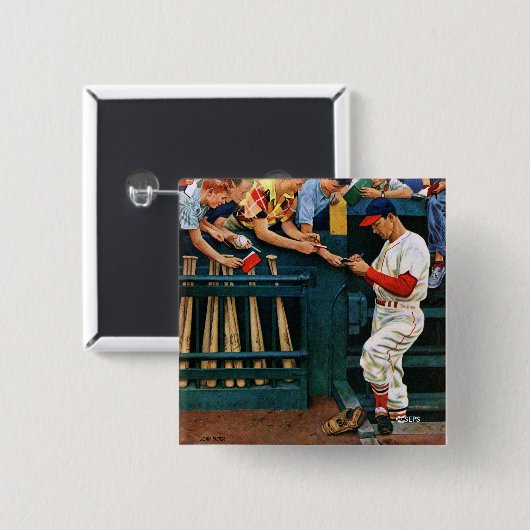 Badge Carré 5 Cm Session manuscrite (Devant & derrière)