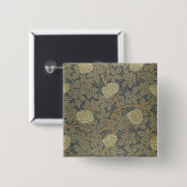 Badge Carré 5 Cm "S'est levée" la conception (Devant & derrière)