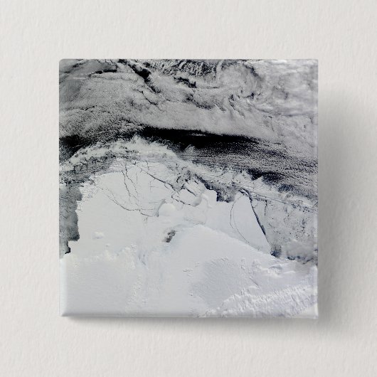 Badge Carré 5 Cm Shackleton Ice Shelf, Antarctique (Devant)