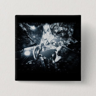 Badge Carré 5 Cm Shattersphere