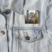 BADGE CARRÉ 5 CM SHEEP (En situation)
