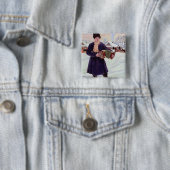 Badge Carré 5 Cm Shrove-marée, 1916 (En situation)