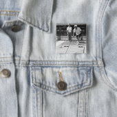 Badge Carré 5 Cm Shuffleboard (En situation)