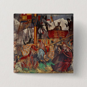 Badge Carré 5 Cm Signature de la Magna Carta, 1215