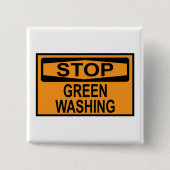 BADGE CARRÉ 5 CM SIGNE D'ARRÊT (Devant)