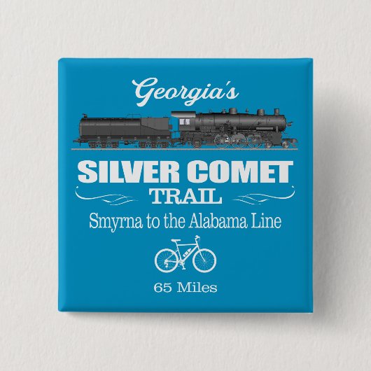 Badge Carré 5 Cm Silver Comet Trail (RT2) (Devant)