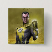 Badge Carré 5 Cm Sinestro (Devant)