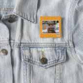 Badge Carré 5 Cm Sites intéressants (En situation)